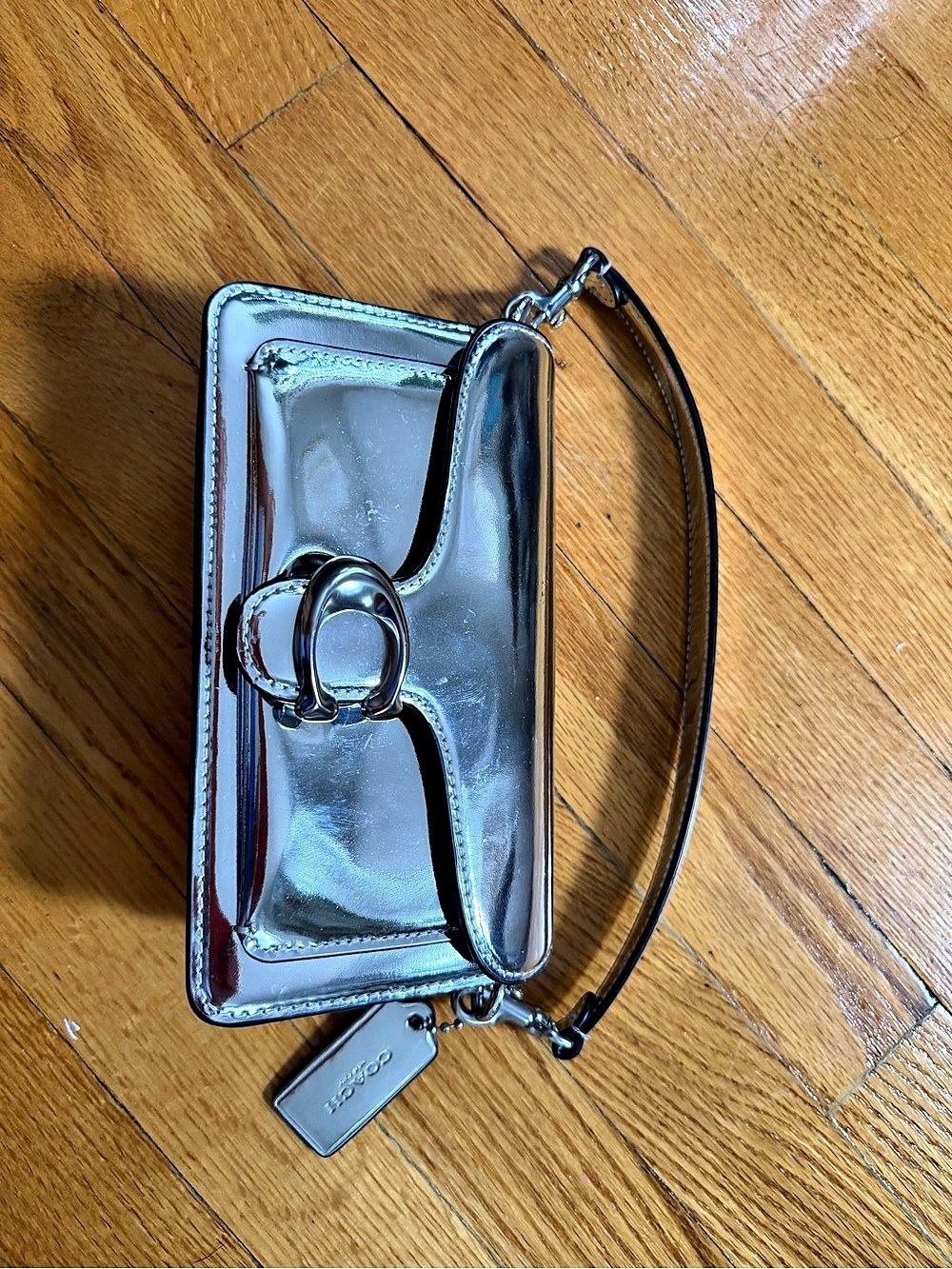 Coach Tabby Shoulder Bag 26 Silver Crossbody Bag